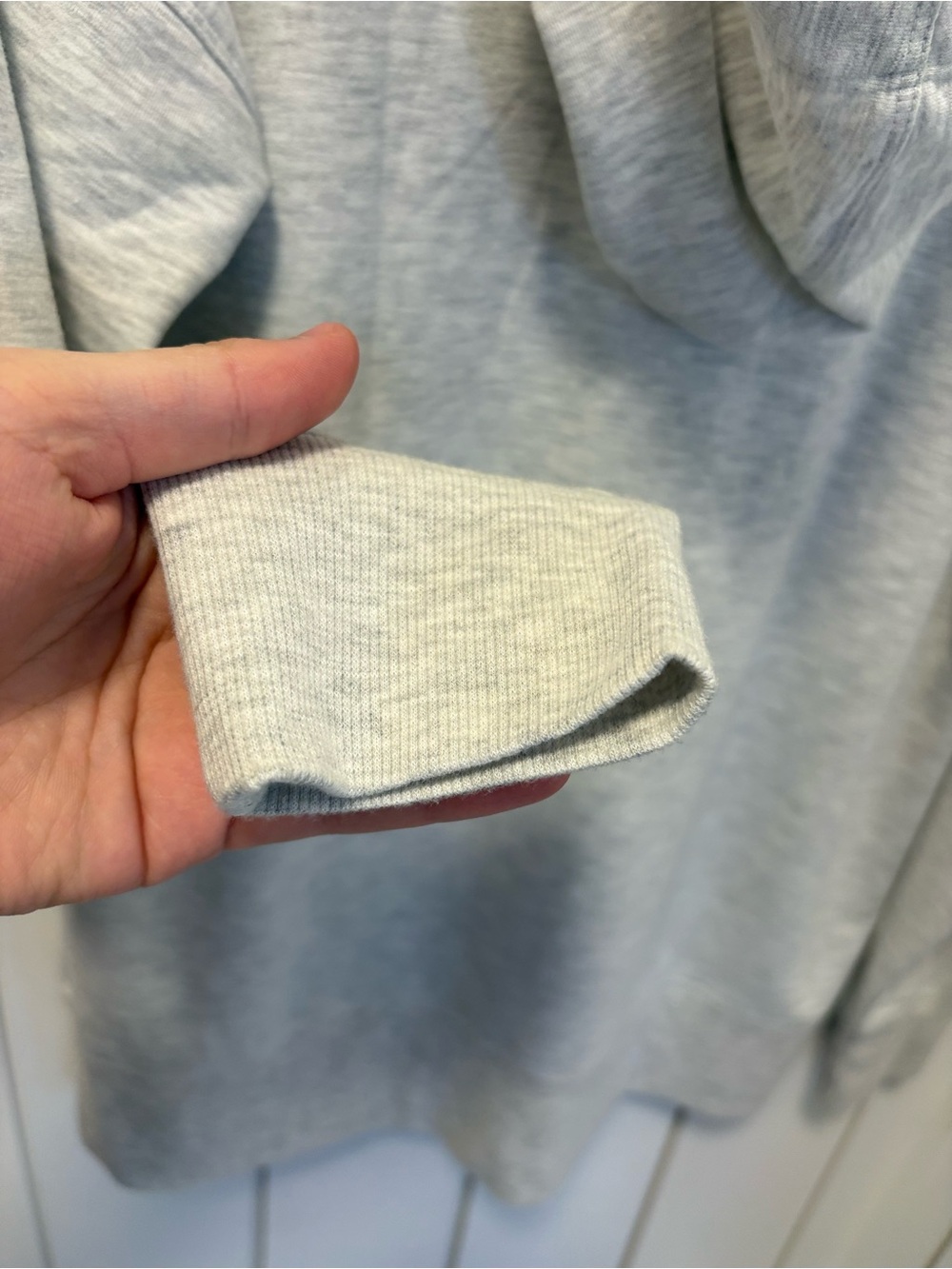 Ideology Women’s Light Gray Hoodie - Picture 6 of 6